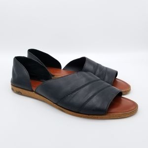 1. State Carleigh D'Orsay Flats 9 Black Leather